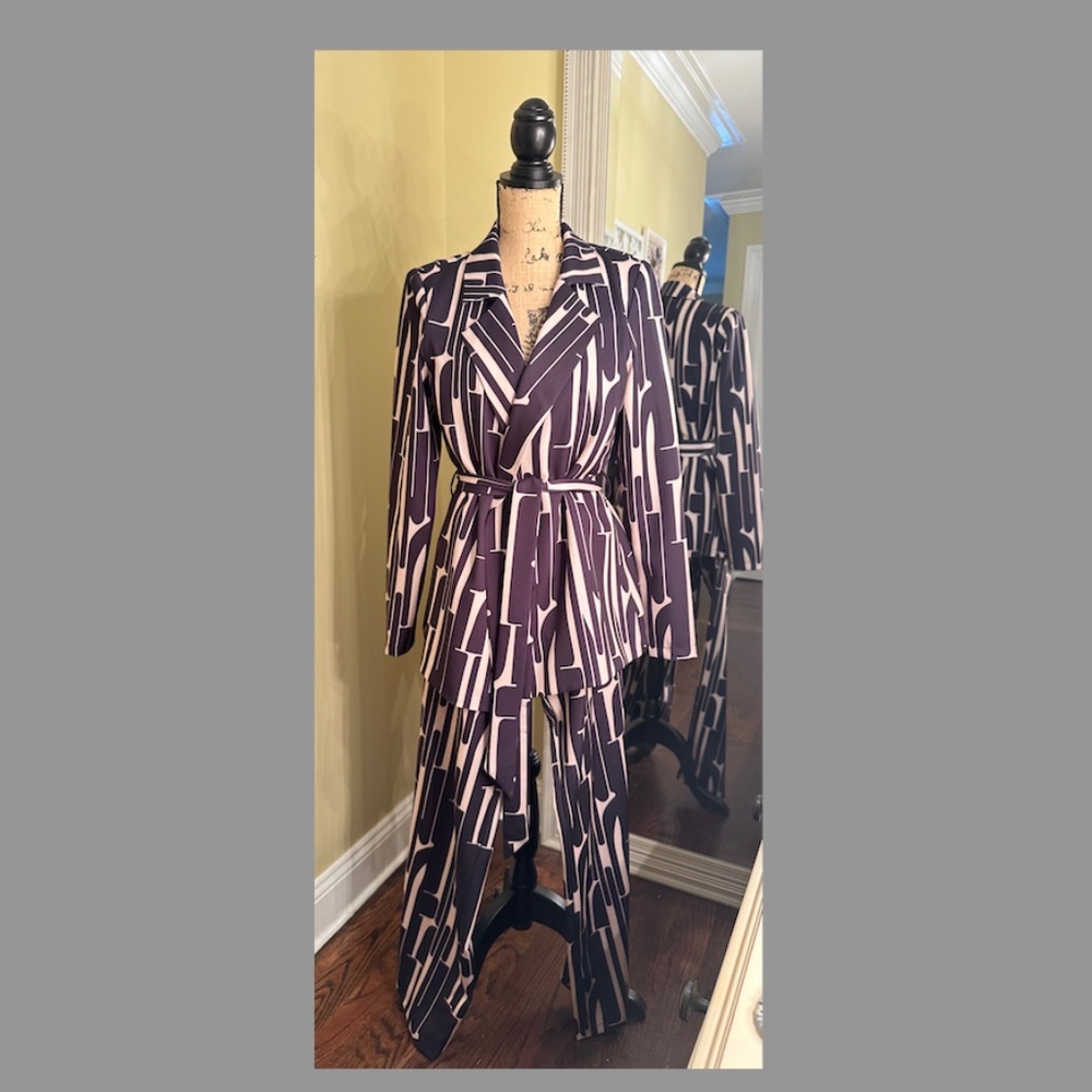 Wide Leg Pants and Blazer Set by Blithe LA